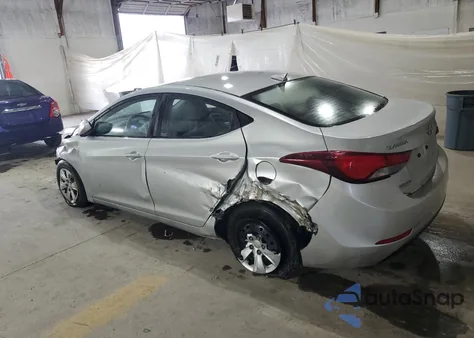 2016 Hyundai Elantra Se from USA, damaged, VIN 5NPDH4AEXGH682975
